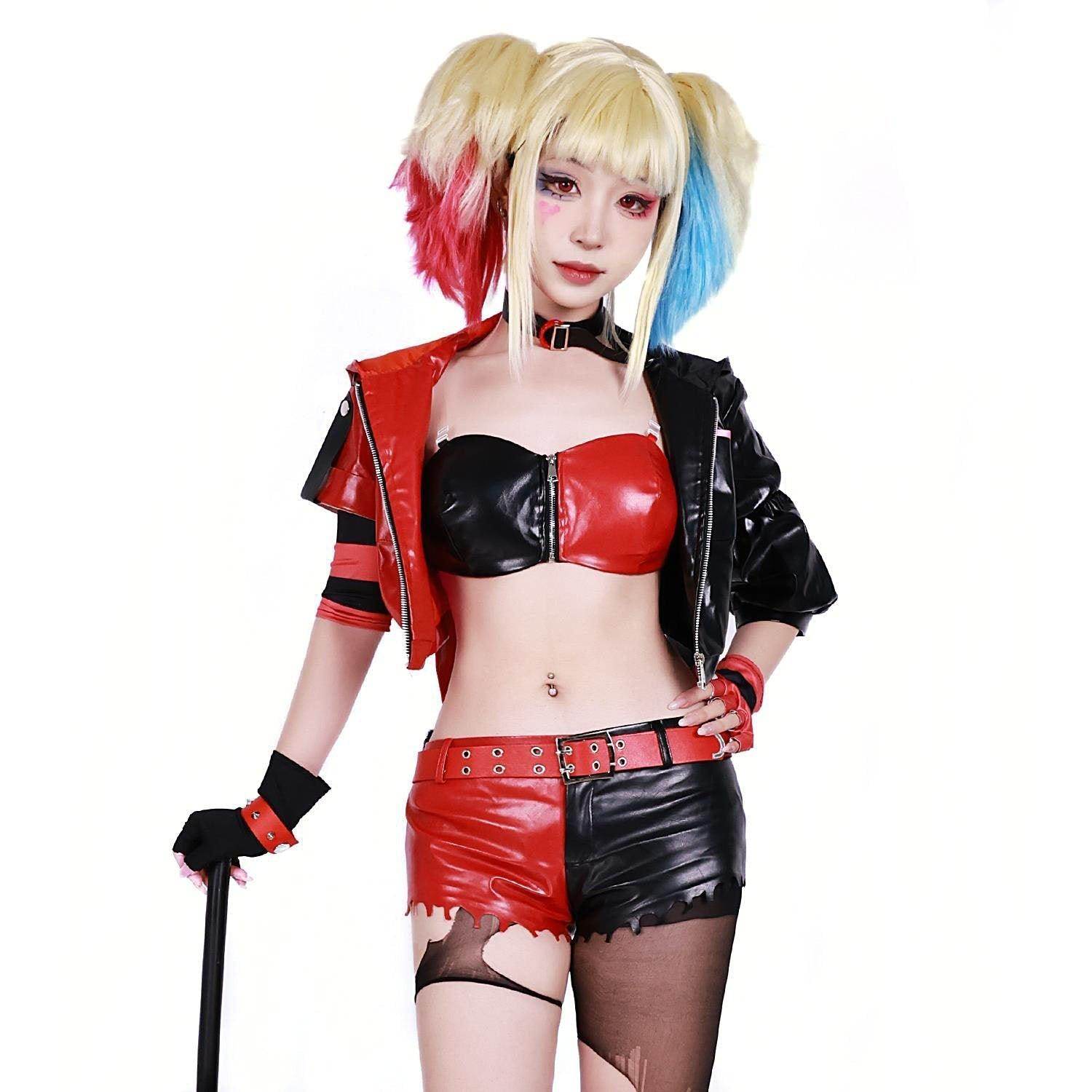 Joker girl cosplay costume suicide squad Harley Quinn cosplay anime - Ecosfun