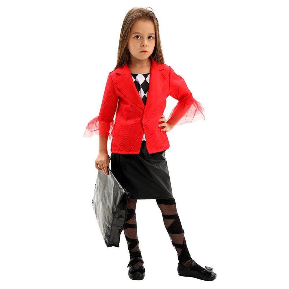 Kids Joker 2 Costume Double Delusion Role Playing Harley Quinn Cosplay Halloween - Ecosfun