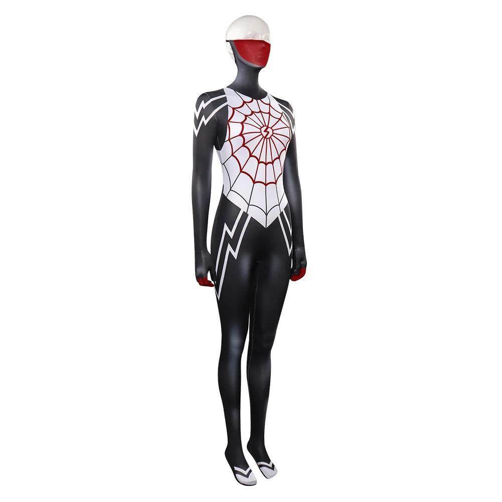 Spider-Man Cindy Moon Women Zentai Bodysuit Costume - Ecosfun