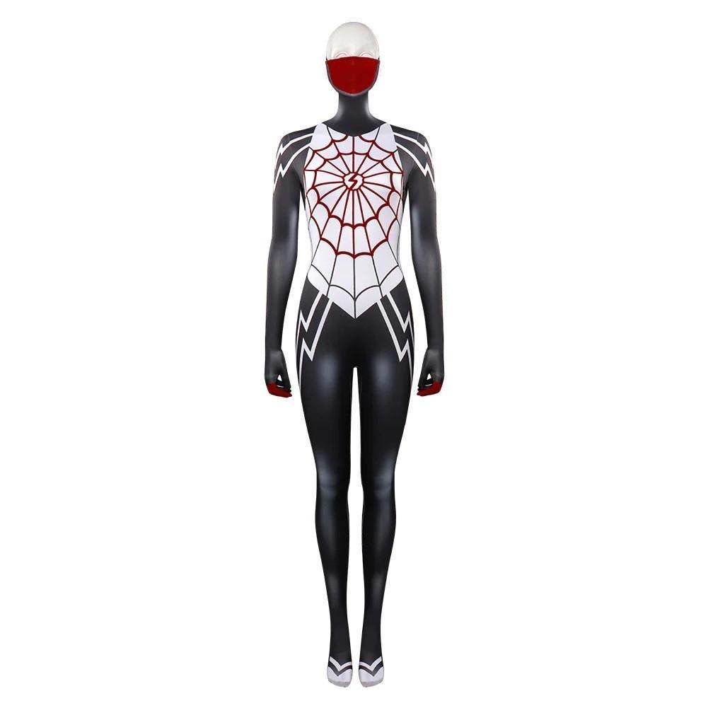 Spider-Man Cindy Moon Women Zentai Bodysuit Costume - Ecosfun