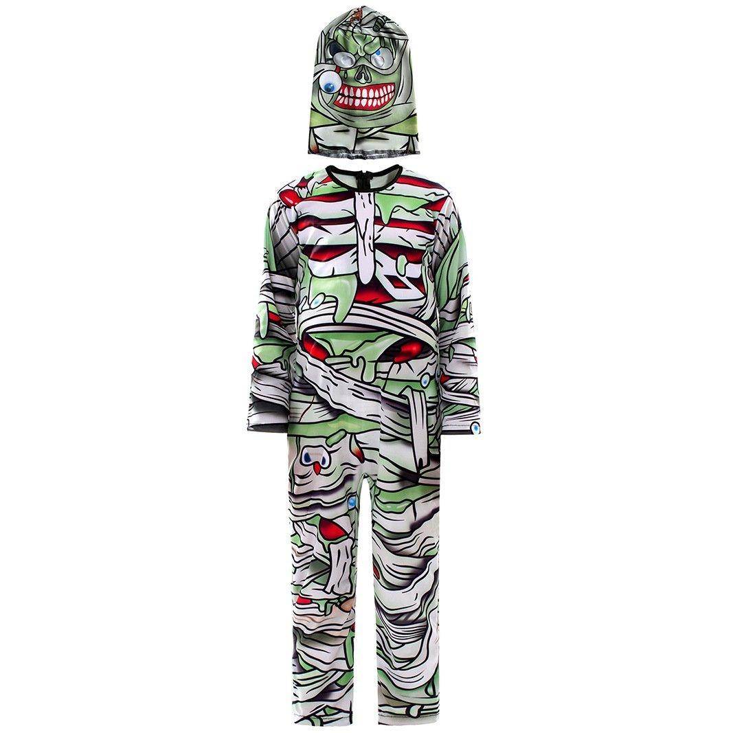 Teens Mysterious Mummy Costume Horror Fancy Dress Adult Egypt Costume - Ecosfun