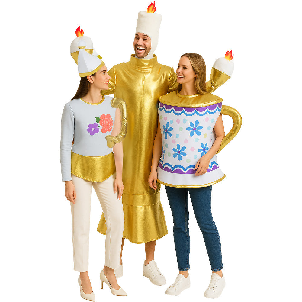 Halloween Party Fun Candlelight Dinner Three-Piece Suit Costume
