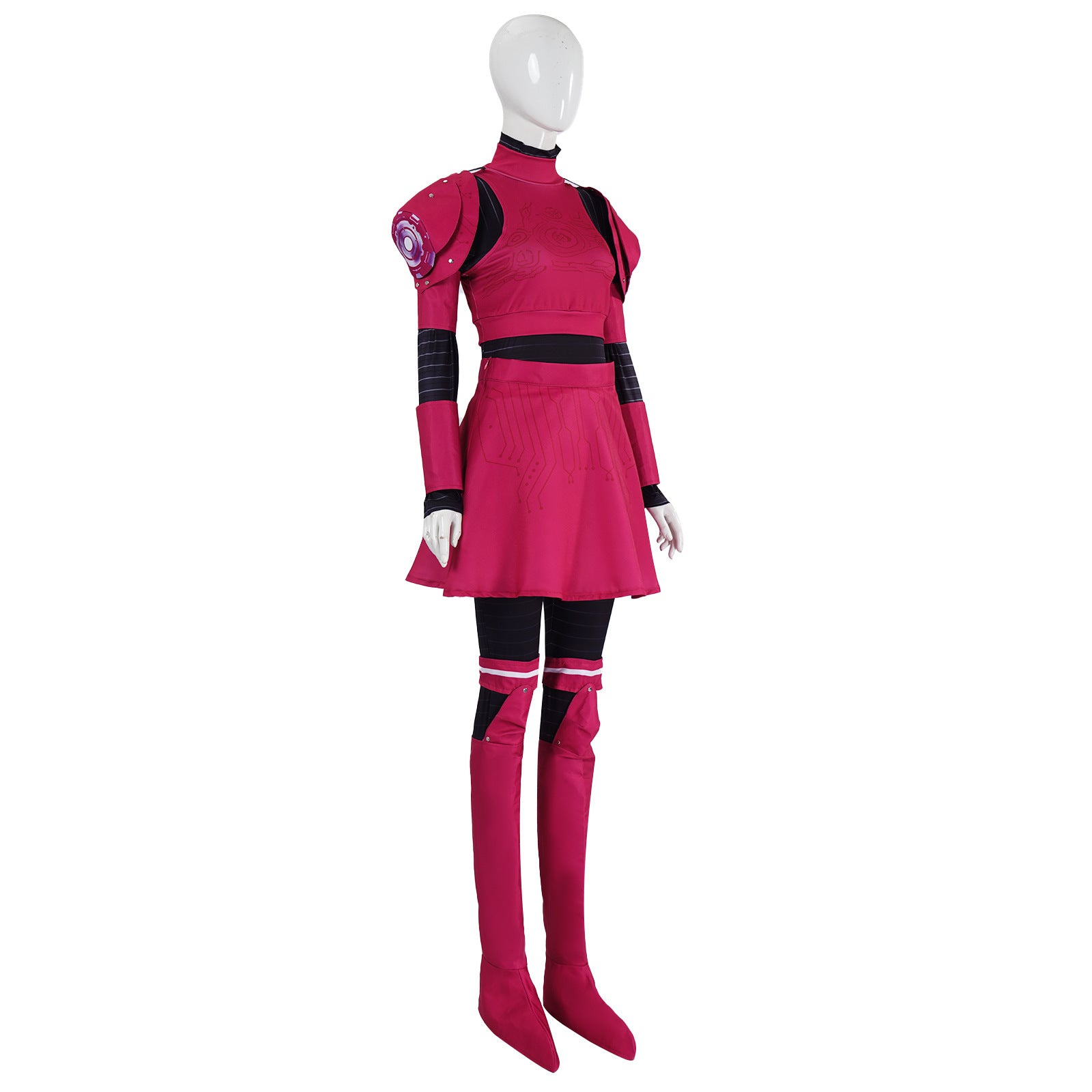 Robot Scary Doll Megan Costume M3GAN 2.0 Horror Cosplay for Adult Kids