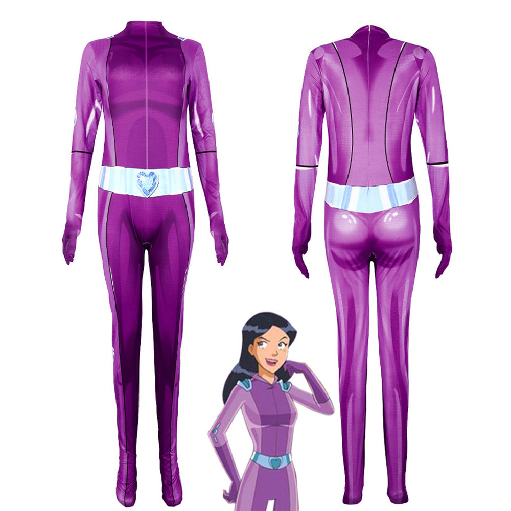Totally Spieses Clover Ewing Samantha Simpson Alexandra Bodysuit Costume
