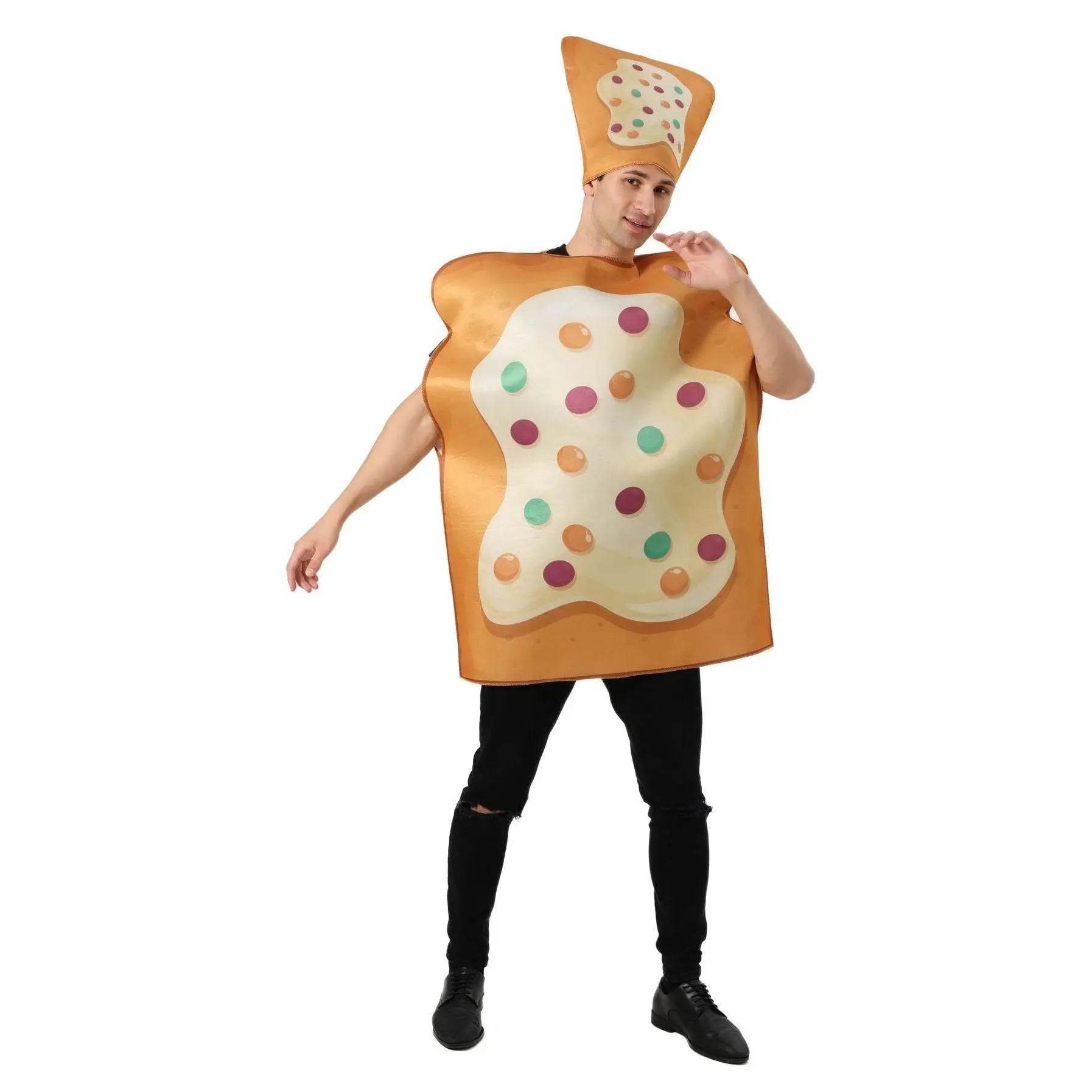 Food Egg bread Costume Halloween Outfits Party Carnival Cosplay - Ecosfun