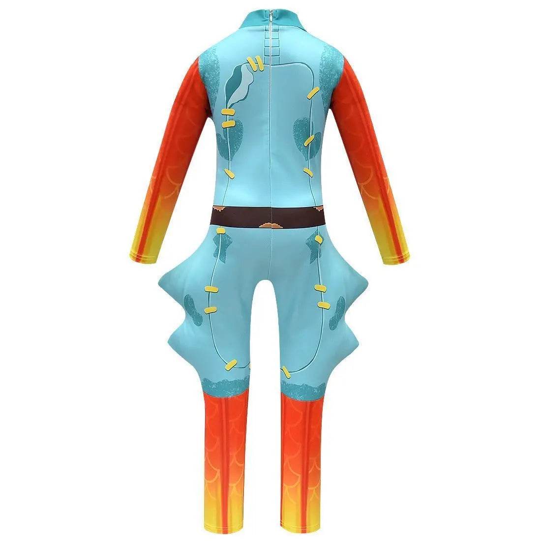 Fortnite Fishstick Cosplay Halloween Costumes Fish Jumpsuit - Ecosfun