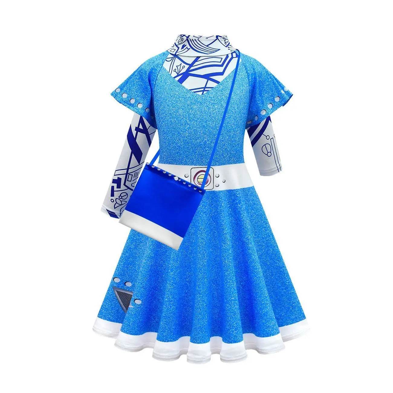 Girls' Zombies High School 3 Cosplay Costumes Halloween Outfit Dress For Kids - Ecosfun