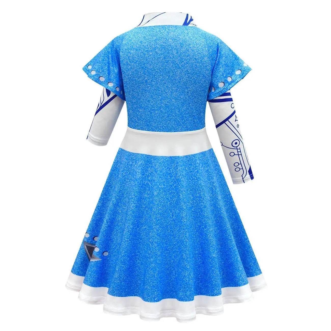 Girls' Zombies High School 3 Cosplay Costumes Halloween Outfit Dress For Kids - Ecosfun