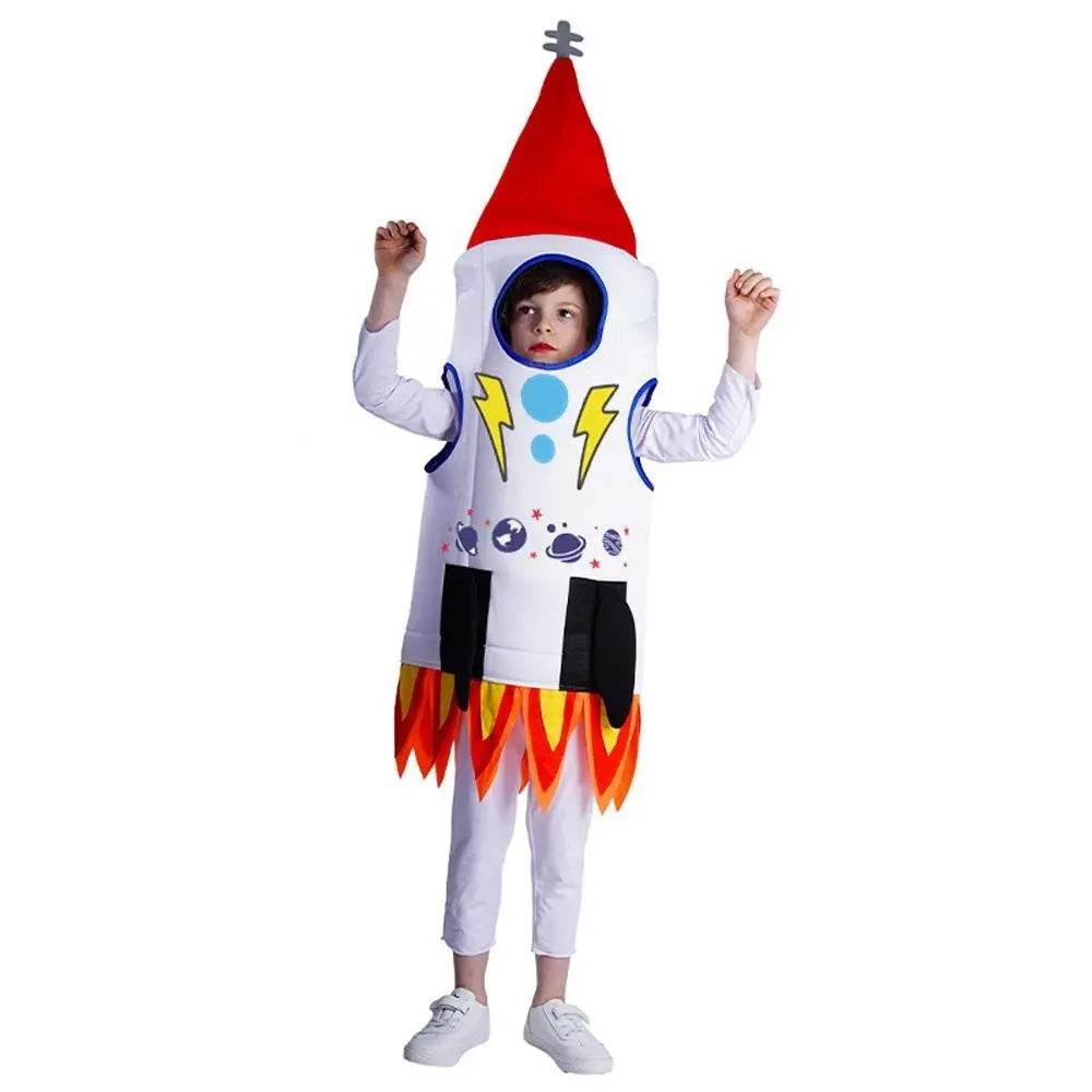 Halloween Boy's Costumes Rocket Stage Performance Jumpsuit Cosplay Costume - Ecosfun