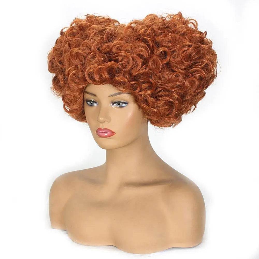 Hocus Pocus Cosplay Winifred Movie Wig Red Queen Costume Wigs for Adult - Ecosfun