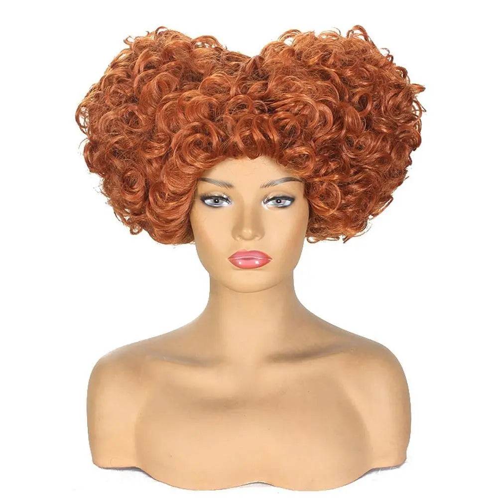 Hocus Pocus Cosplay Winifred Movie Wig Red Queen Costume Wigs for Adult - Ecosfun
