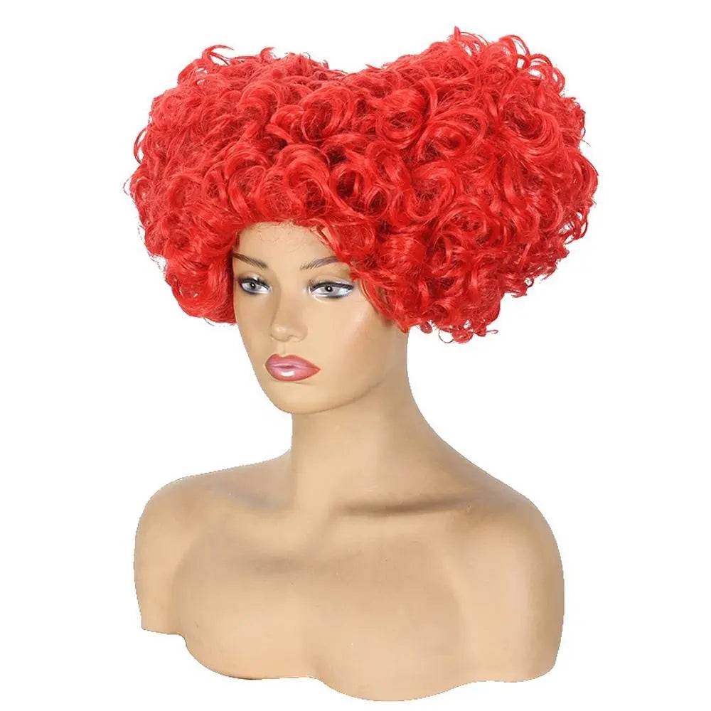 Hocus Pocus Cosplay Winifred Movie Wig Red Queen Costume Wigs for Adult - Ecosfun