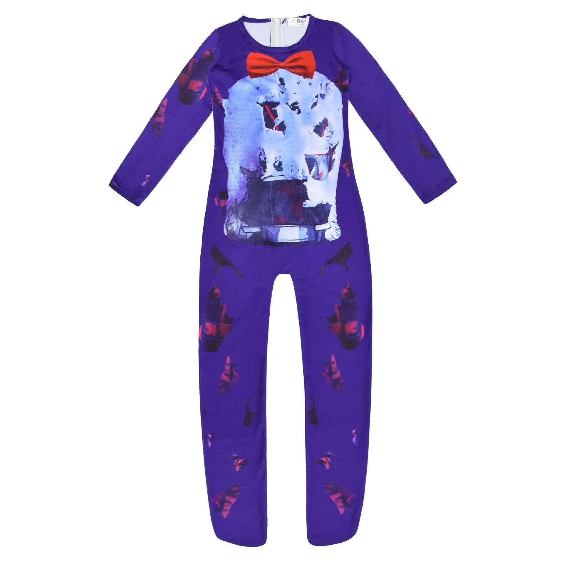 Kids Halloween Teddy Bear Cosplay Costume Jumpsuit Zentai Suits - Ecosfun