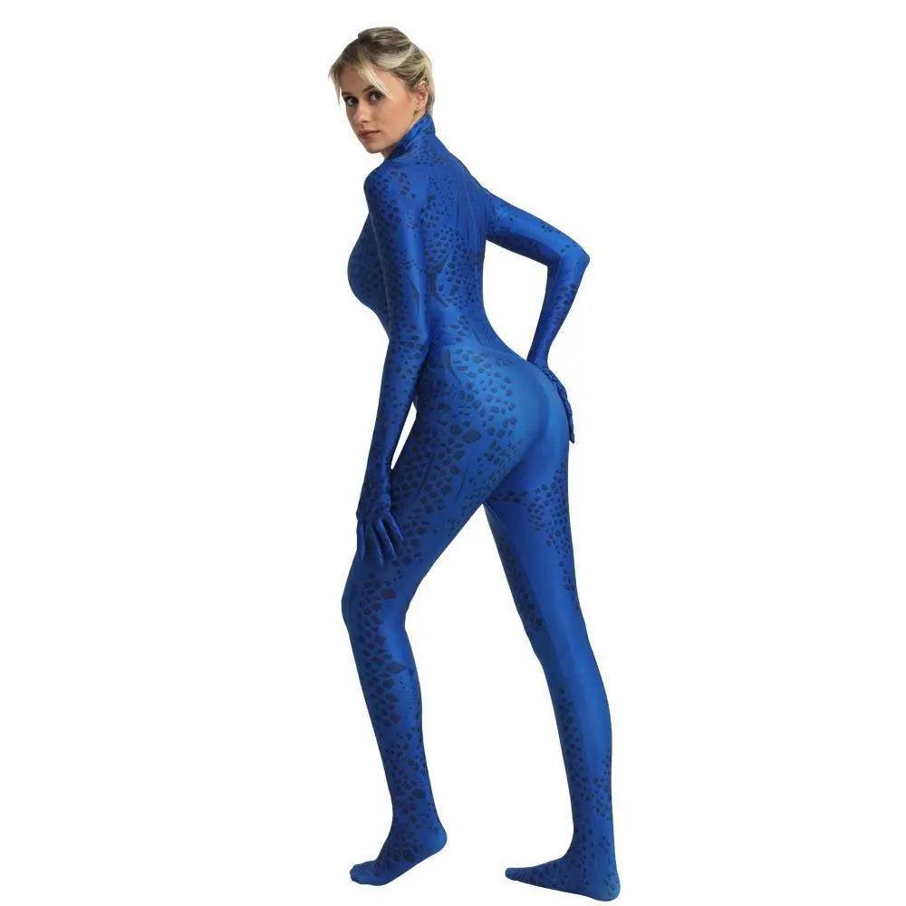 Mystique Costume X-Men Apocalypse Halloween Cosplay Bodysuit Jumpsuit Women Men Kids - Ecosfun