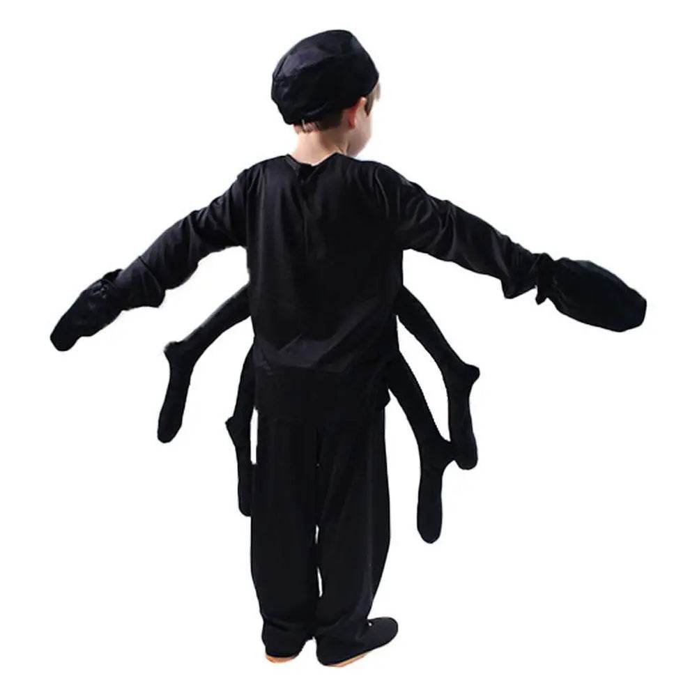 Spider Cosplay Costume Halloween Animal Dress Up Role Play Party Clothing for Kids - Ecosfun