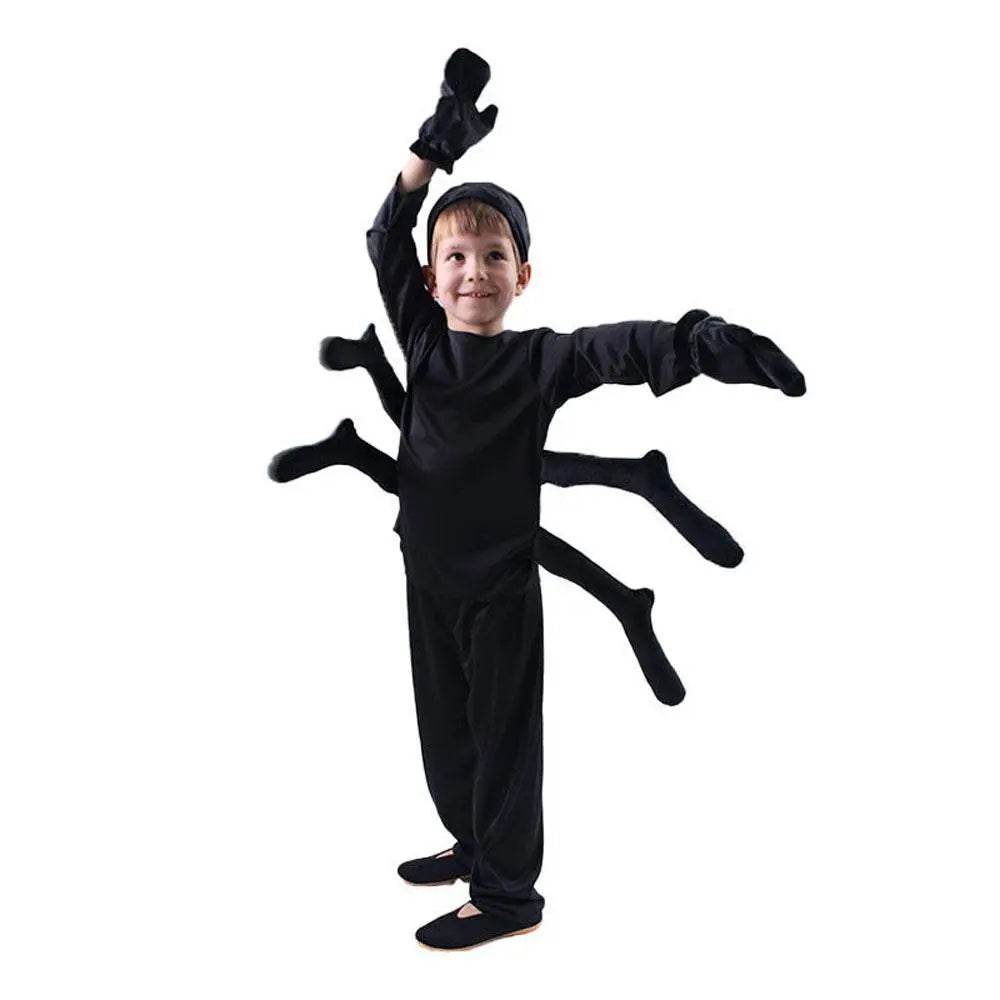 Spider Cosplay Costume Halloween Animal Dress Up Role Play Party Clothing for Kids - Ecosfun