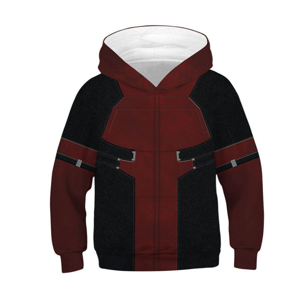 Deadpool and Wolverine Children 3D cartoon Sweater Jumpsuit cosplay - Ecosfun