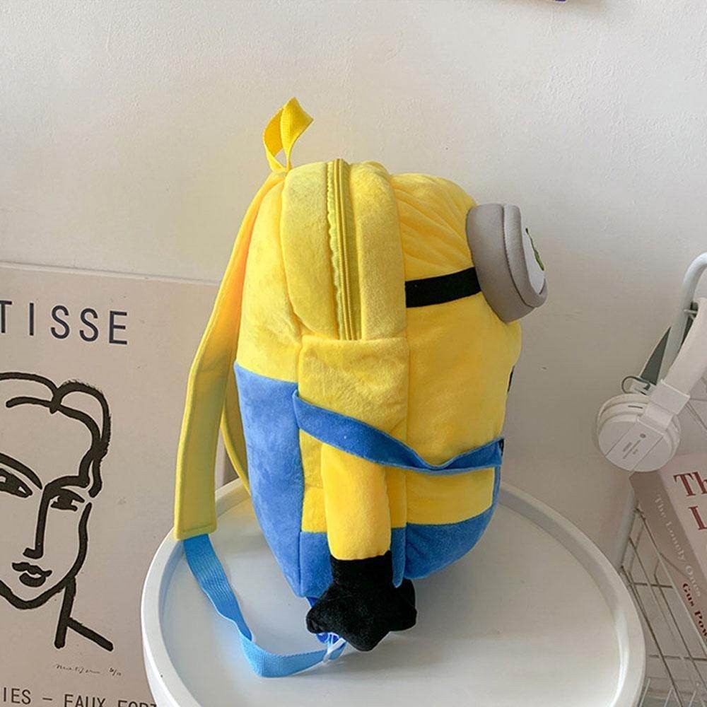 Despicable Me Minions Plush school bag large capacity student cartoon backpack - Ecosfun