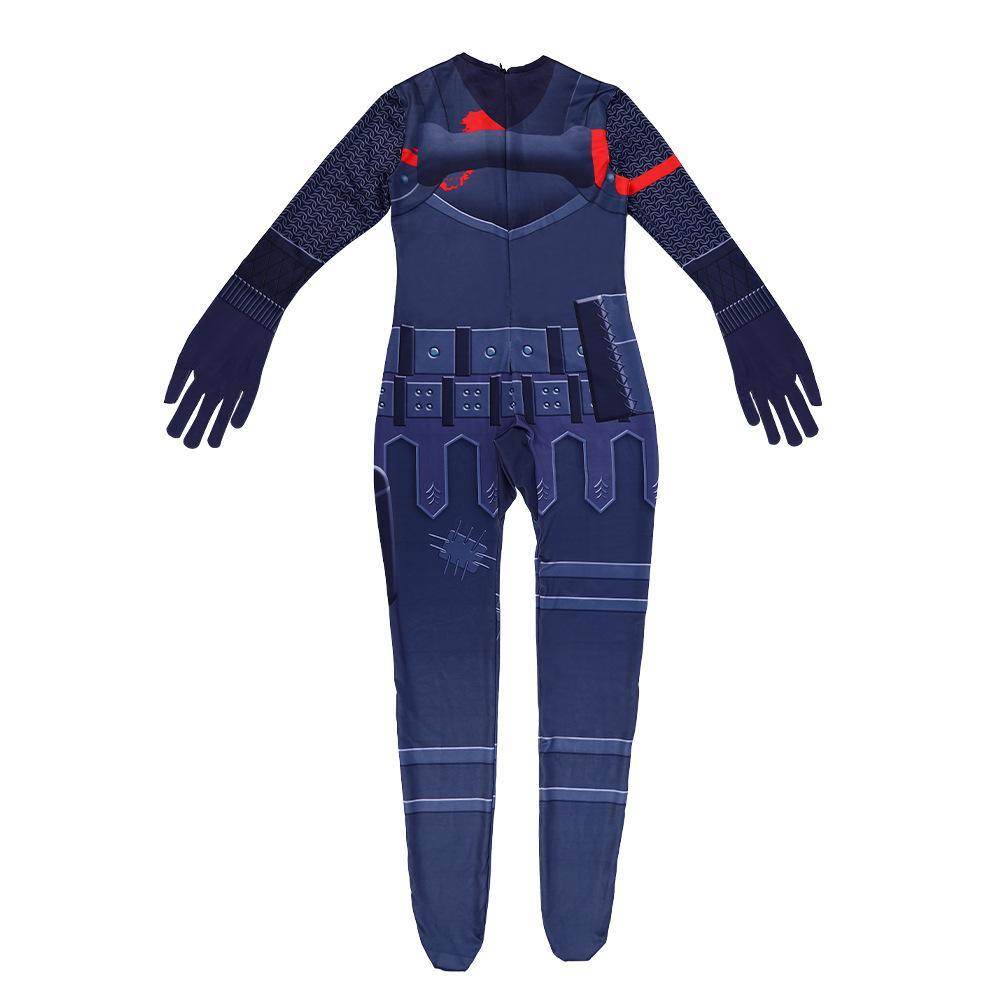 Game Fortnite Black Knight Kids Jumpsuit Outfit Carnival Suit Cosplay Costume - Ecosfun