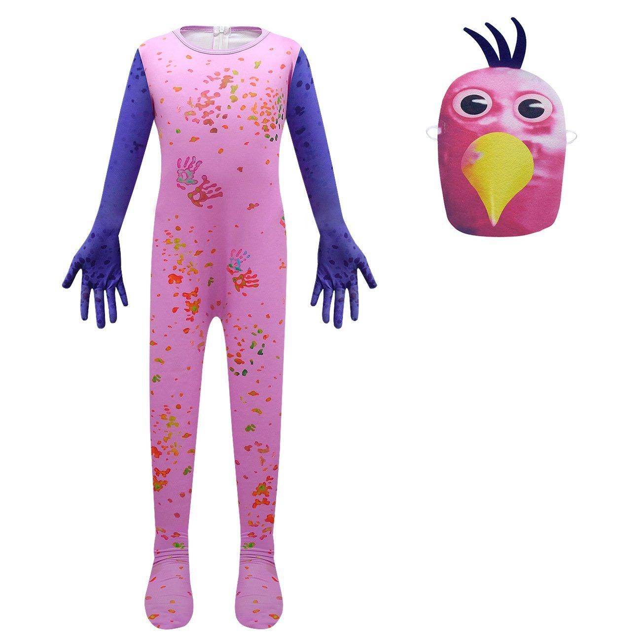 Garden of Banban Costume Kids Chicken Cosplay Bodysuit Horror Play Jumpsuit - Ecosfun