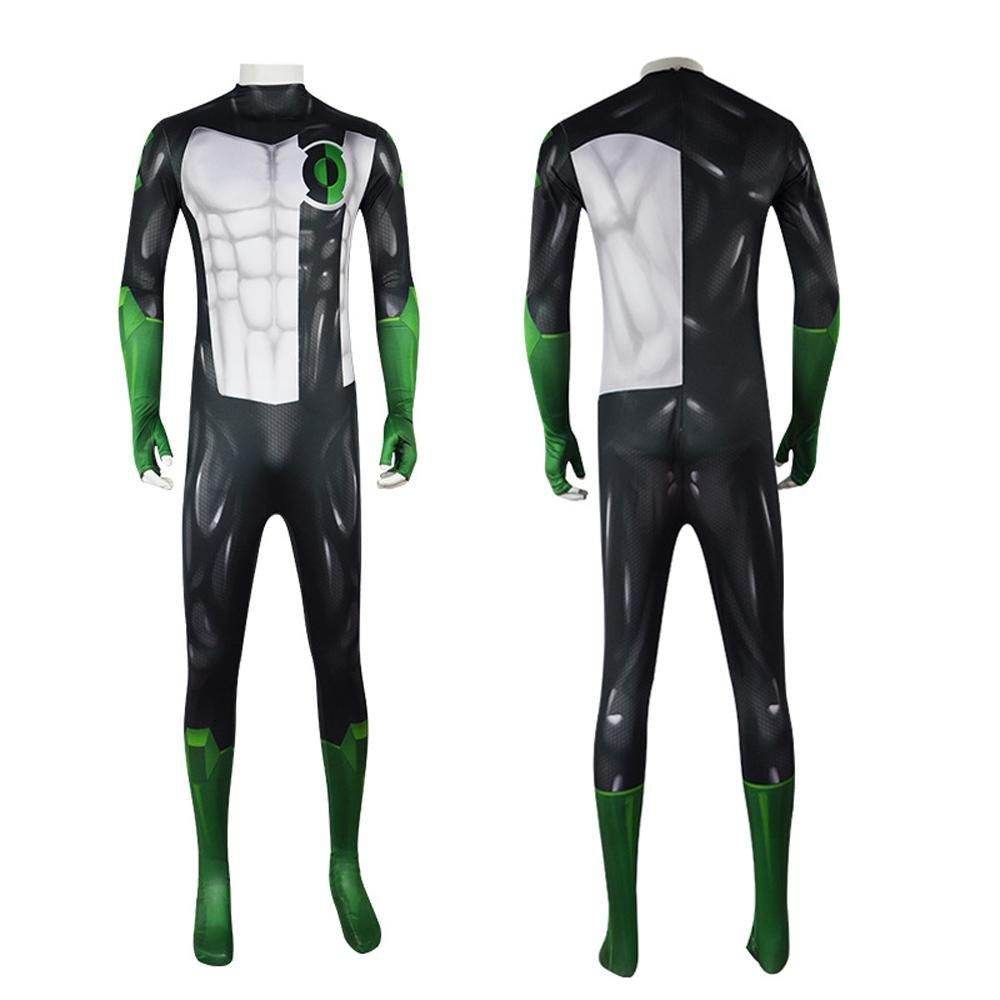 Green Lantern Movie Kyle Rayner Adult Zentai Jumpsuit Cosplay Costume Carnival - Ecosfun