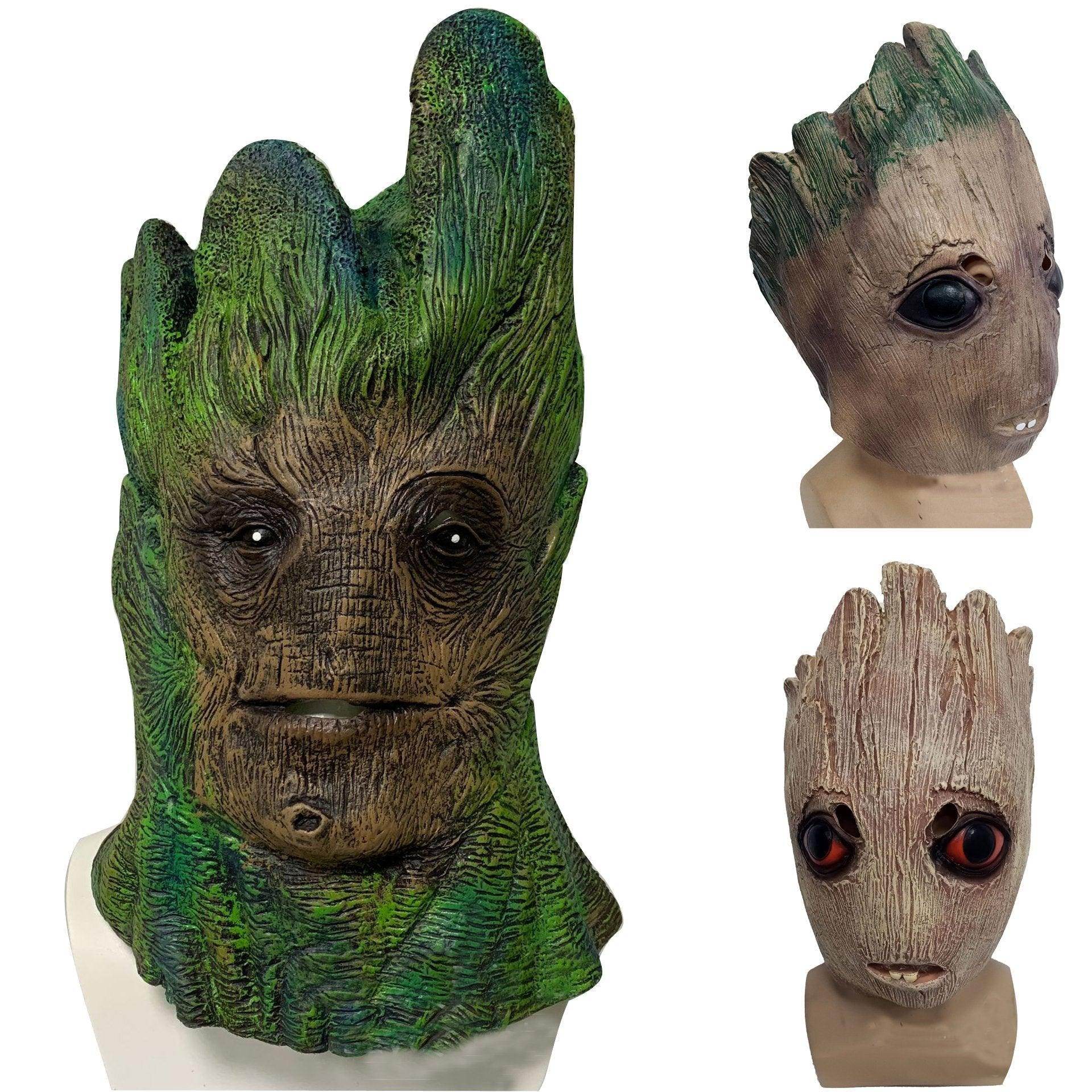 Guardians of the Galaxy Groot Mask latex Halloween - Ecosfun