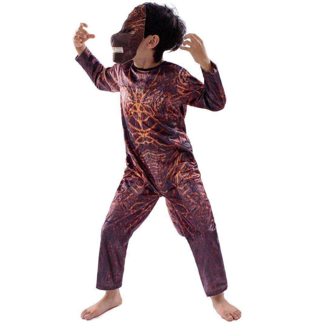 Halloween New Cosplay Fire Godzilla Kids Costume - Ecosfun