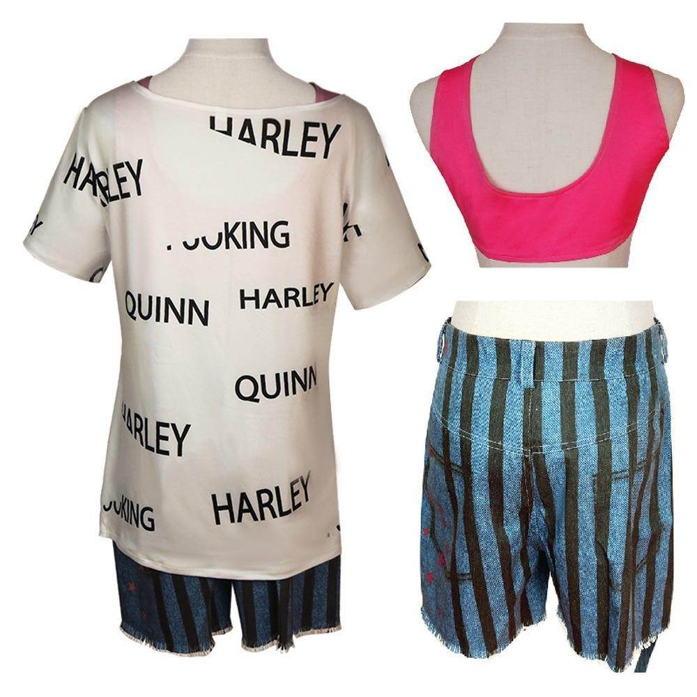 Harley Quinn Birds Of Prey Cosplay Costume Party Carnival Adult - Ecosfun