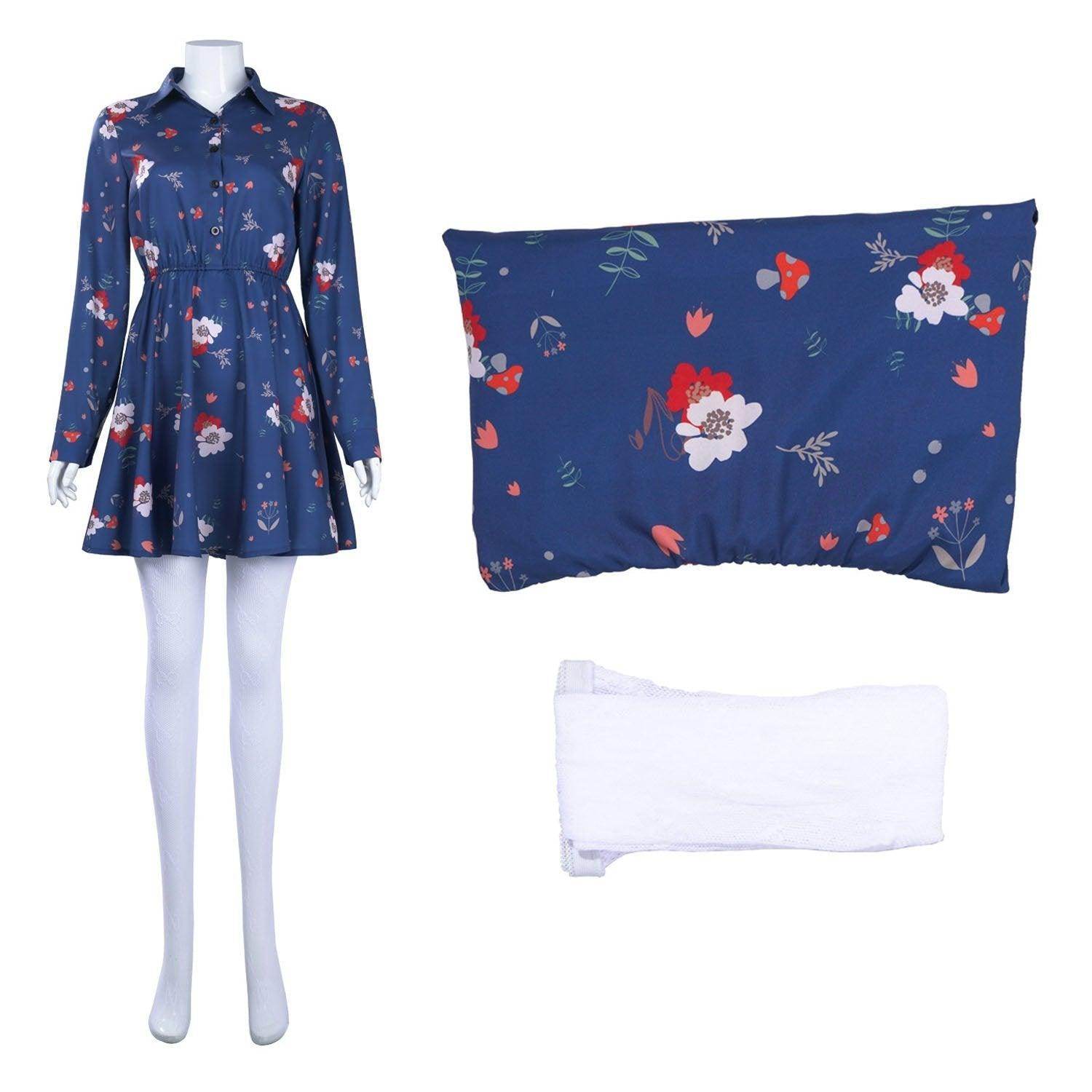 Harley Quinn Cosplay Dress Joker Folie A Deux Inspired Costume for Adults - Ecosfun
