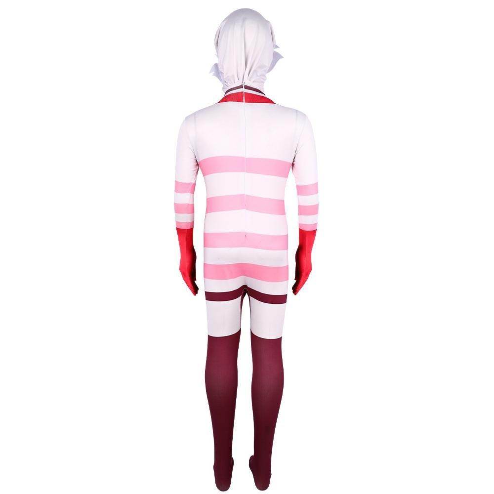 Hazbin Hotel Angel Dust AD Jumpsuit Adult Kids Cosplay Costume Carnival - Ecosfun