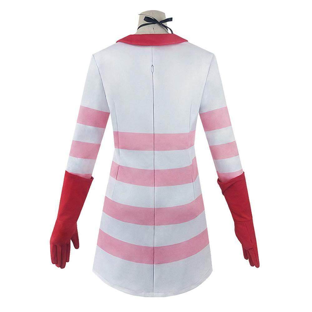 Hazbin Hotel Angel Dust Cosplay Costume Anime Halloween Suit Outfit Sets Dress Up For Women - Ecosfun