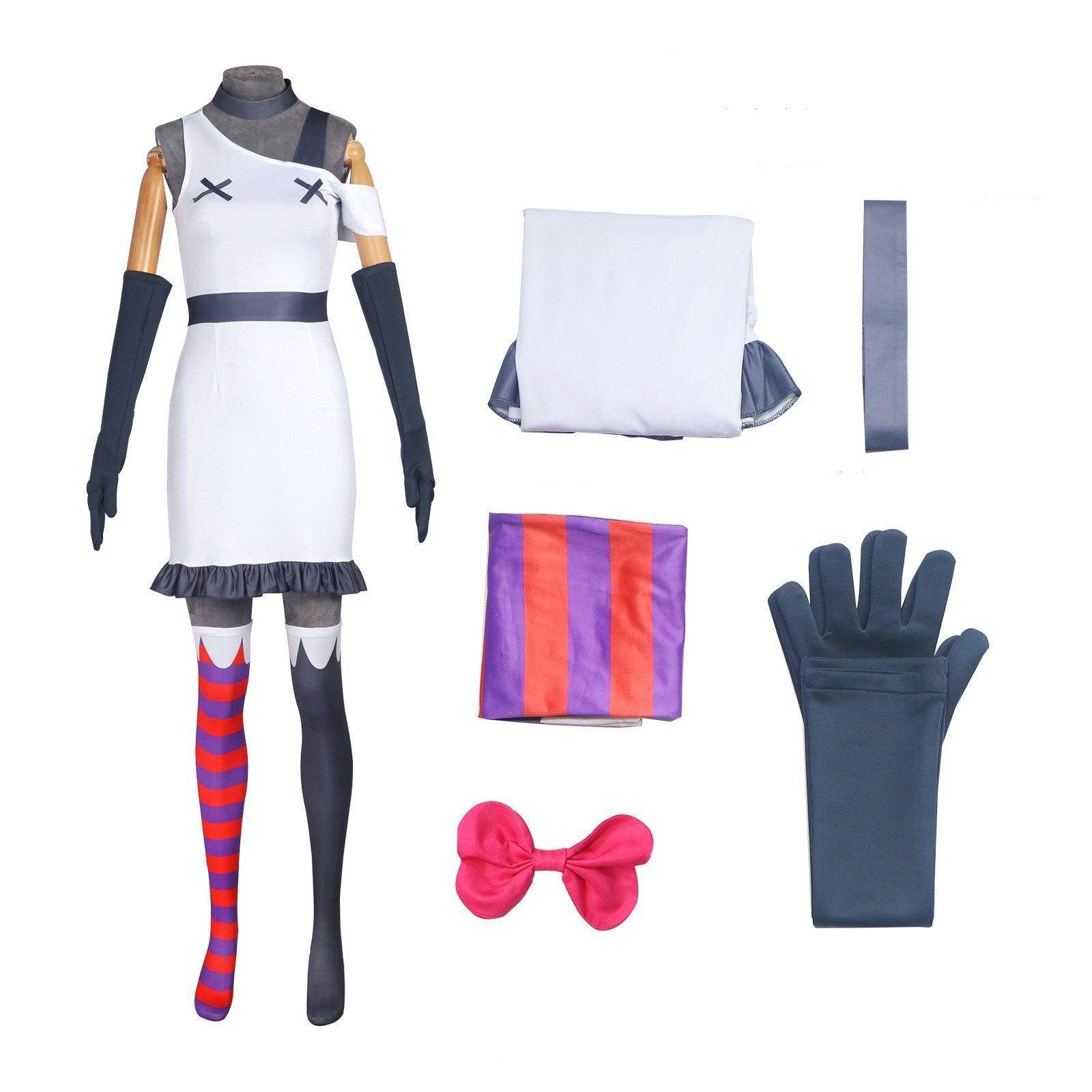 Hazbin Hotel Vaggie Adult Cosplay Costume Outfits Carnival Suit - Ecosfun