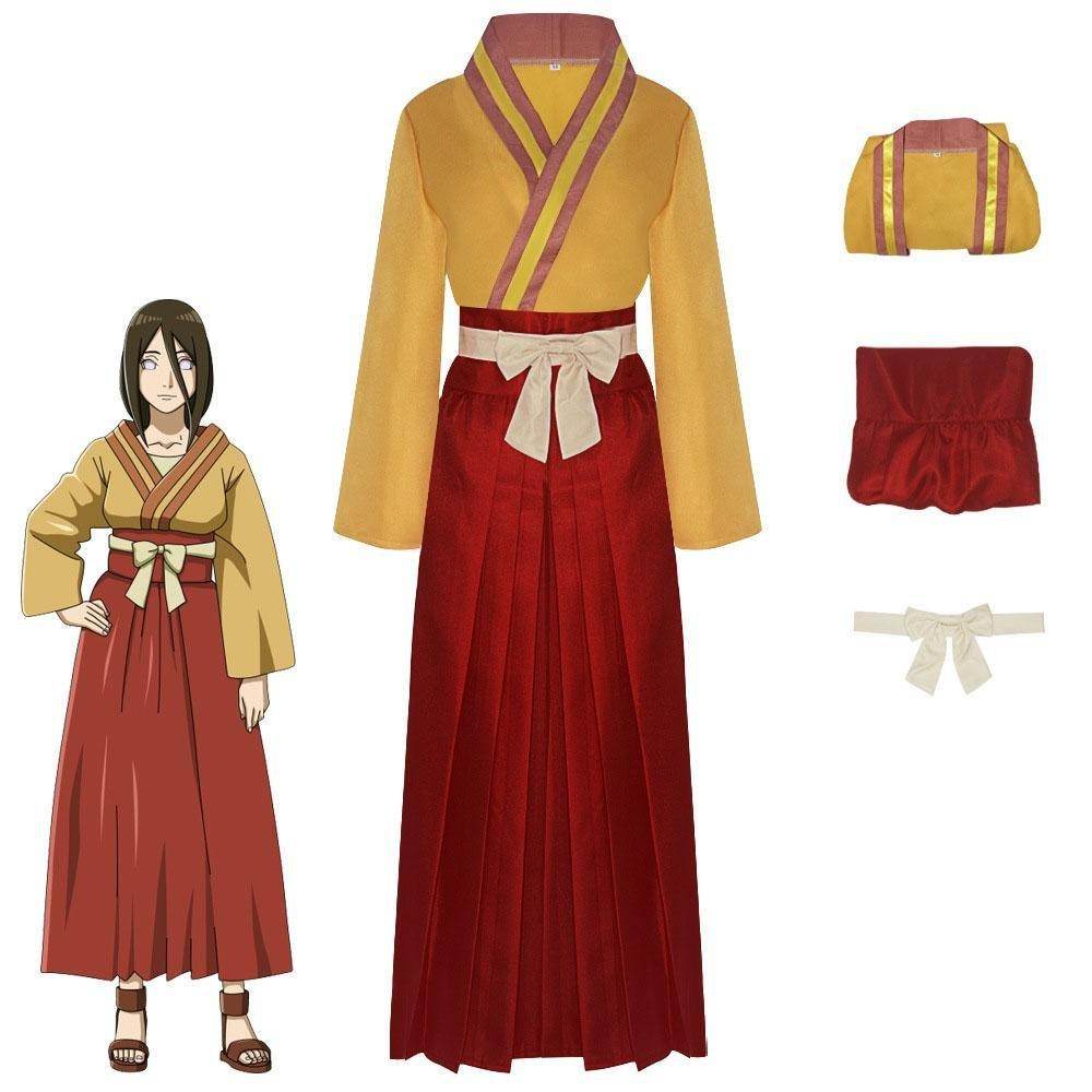 Hinata Hyuga Cosplay Costume for Women Full Set Ninja Anime Role Play Outfit - Ecosfun