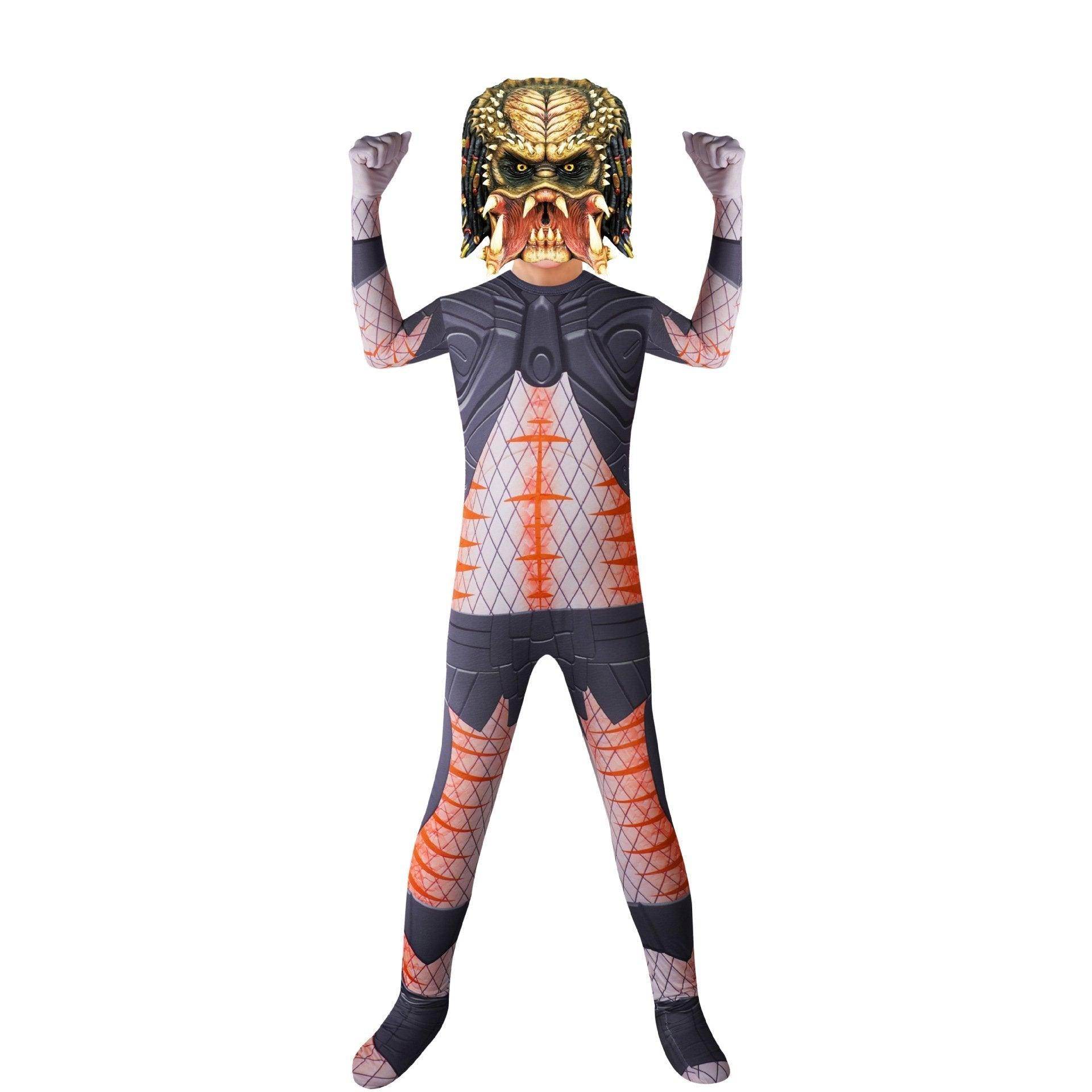 Horror Predator Child Play Costume Stage Performance Jumpsuit Hallloween - Ecosfun
