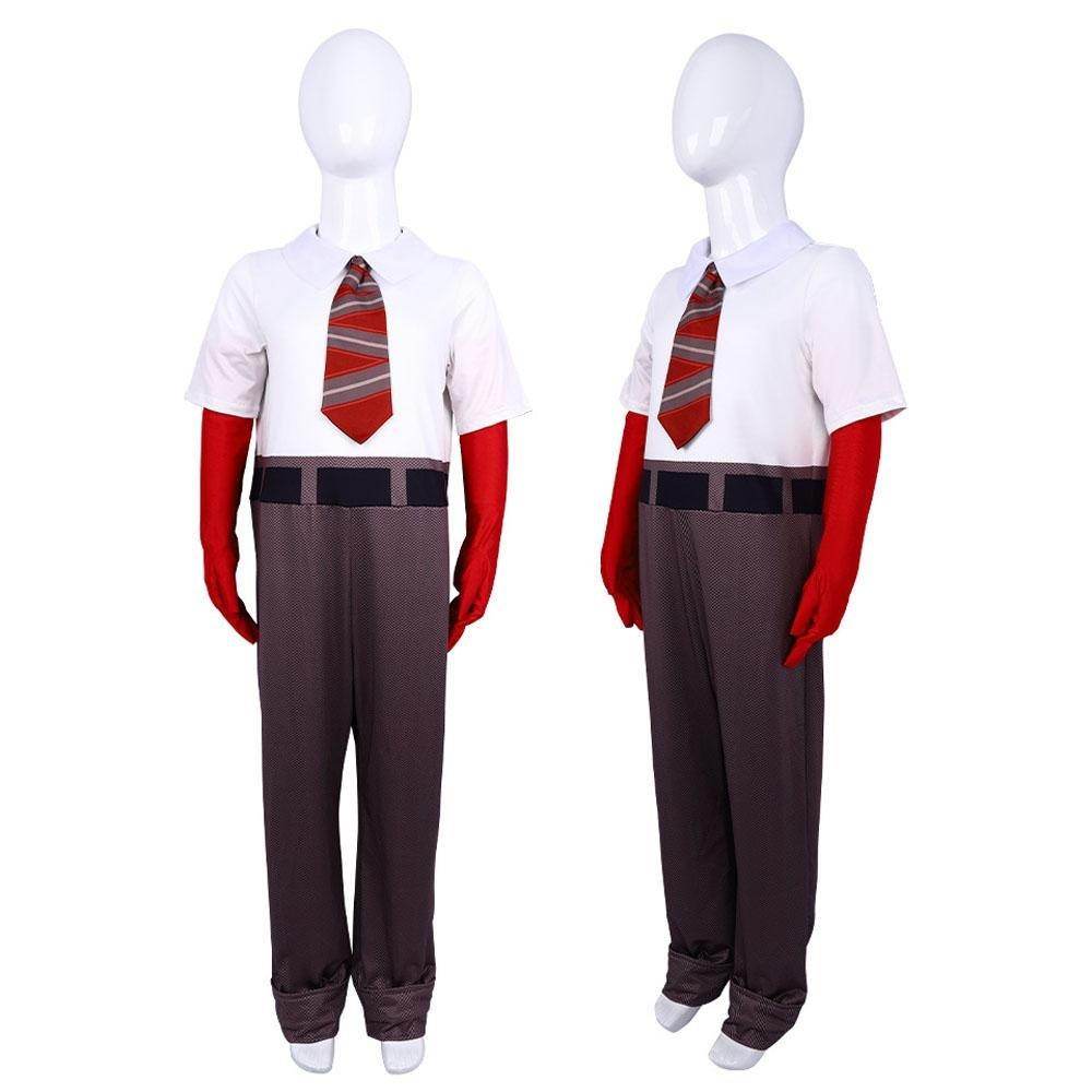 Inside Out 2 Anger Costume Halloween Stage Performance Outfit for Kids and Adults - Ecosfun