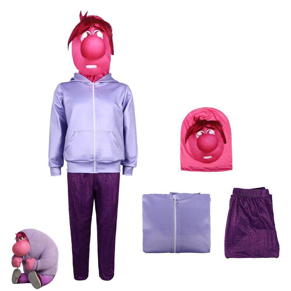 Inside Out 2 Embarrassment Costume Halloween Stage Performance Outfit for Kids and Adults - Ecosfun