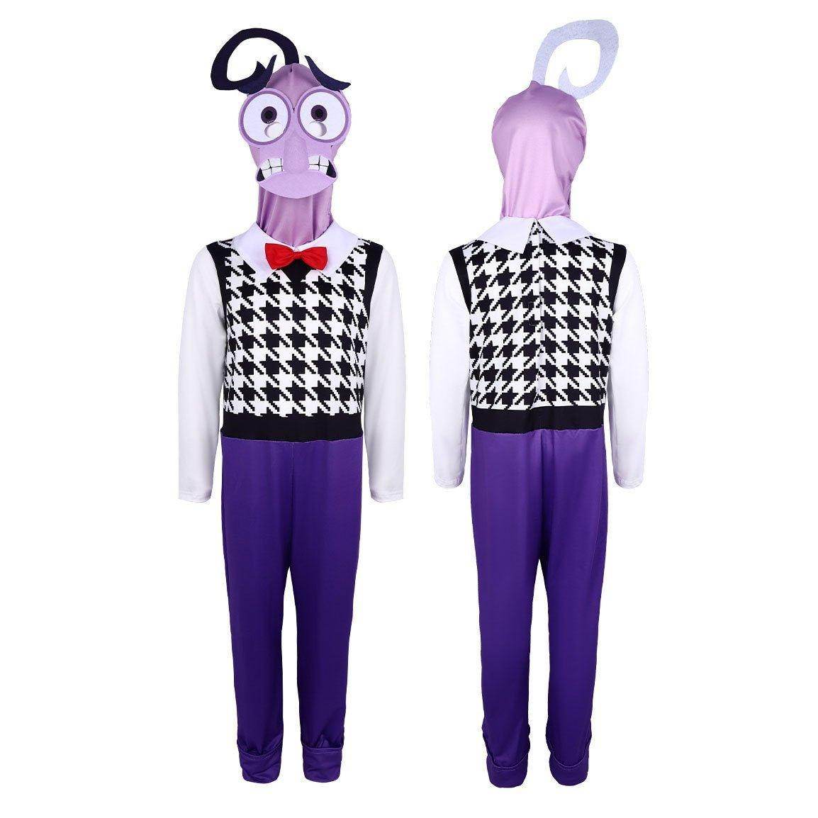 Inside Out 2 Fear Costume Halloween Stage Performance Outfit for Kids and Adults - Ecosfun