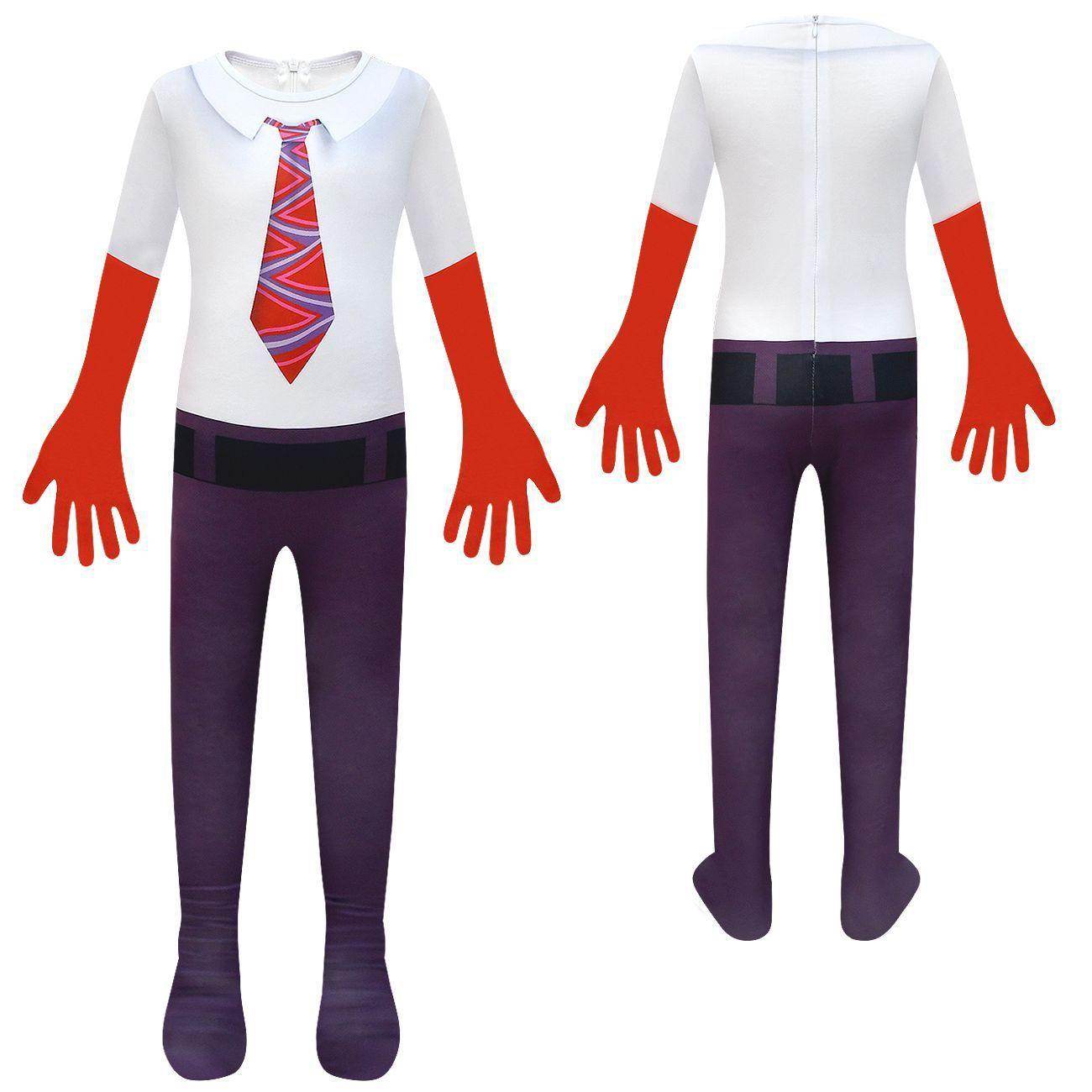 Inside Out Anger Cosplay Jumpsuit for Boys Kids' Zentai Costume - Ecosfun