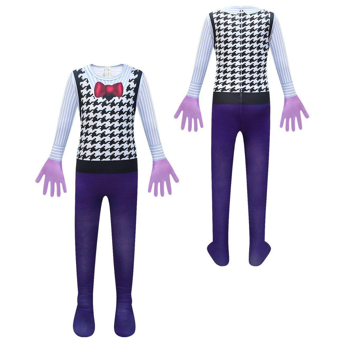 Inside Out Fear Cosplay Jumpsuit for Boys Kids' Zentai Costume - Ecosfun