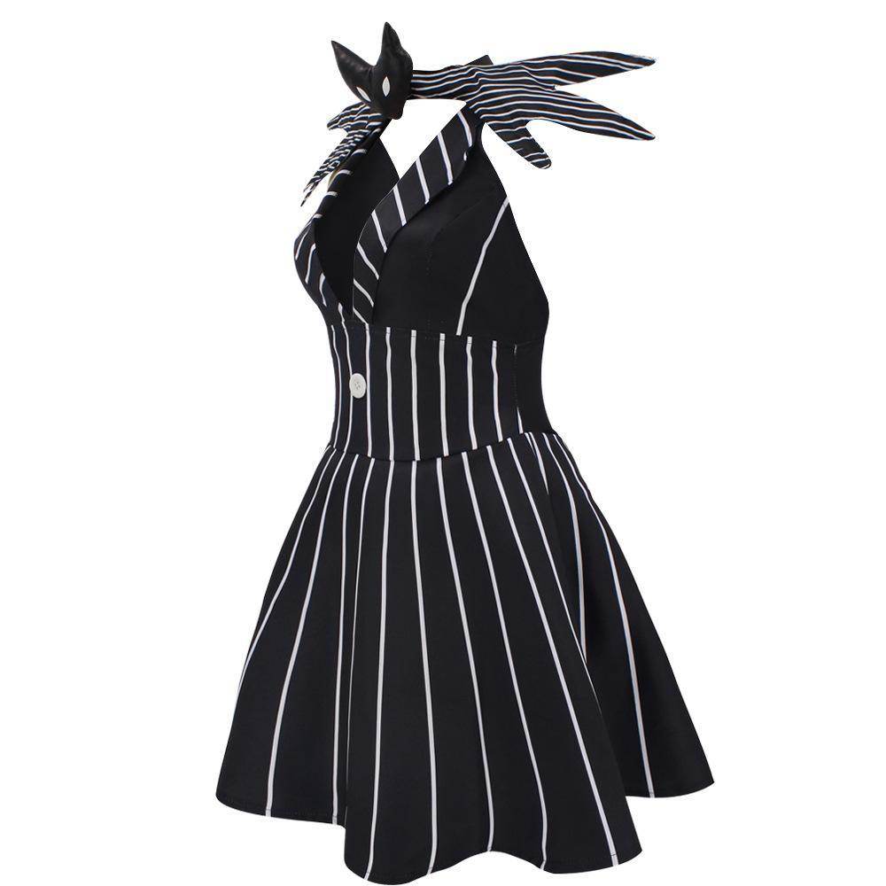 jack skellington costume Dress Nightmare Before Christmas For Women - Ecosfun