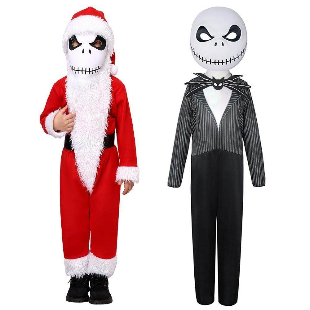 jack skellington in santa suit The Nightmare Before Christmas Party Costume - Ecosfun