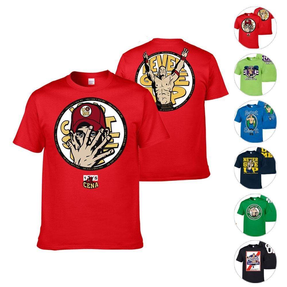 John Cena Costume T-shirt for Adult Kids Boys More Color - Ecosfun
