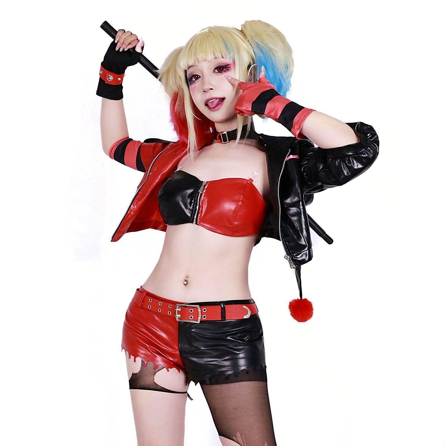 Joker girl cosplay costume suicide squad Harley Quinn cosplay anime - Ecosfun