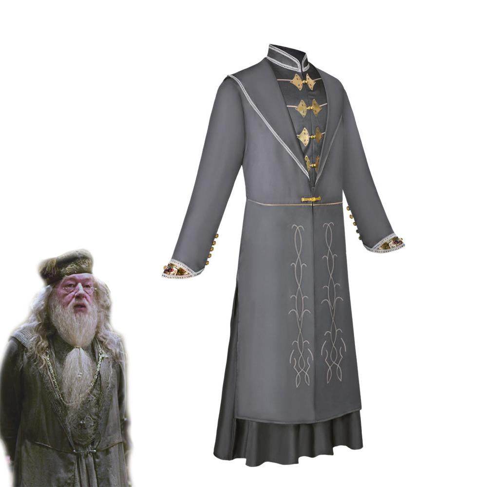 Harried Potter Cosplay Film and Television Dumbledore Halloween Stage Costume Performance - Ecosfun