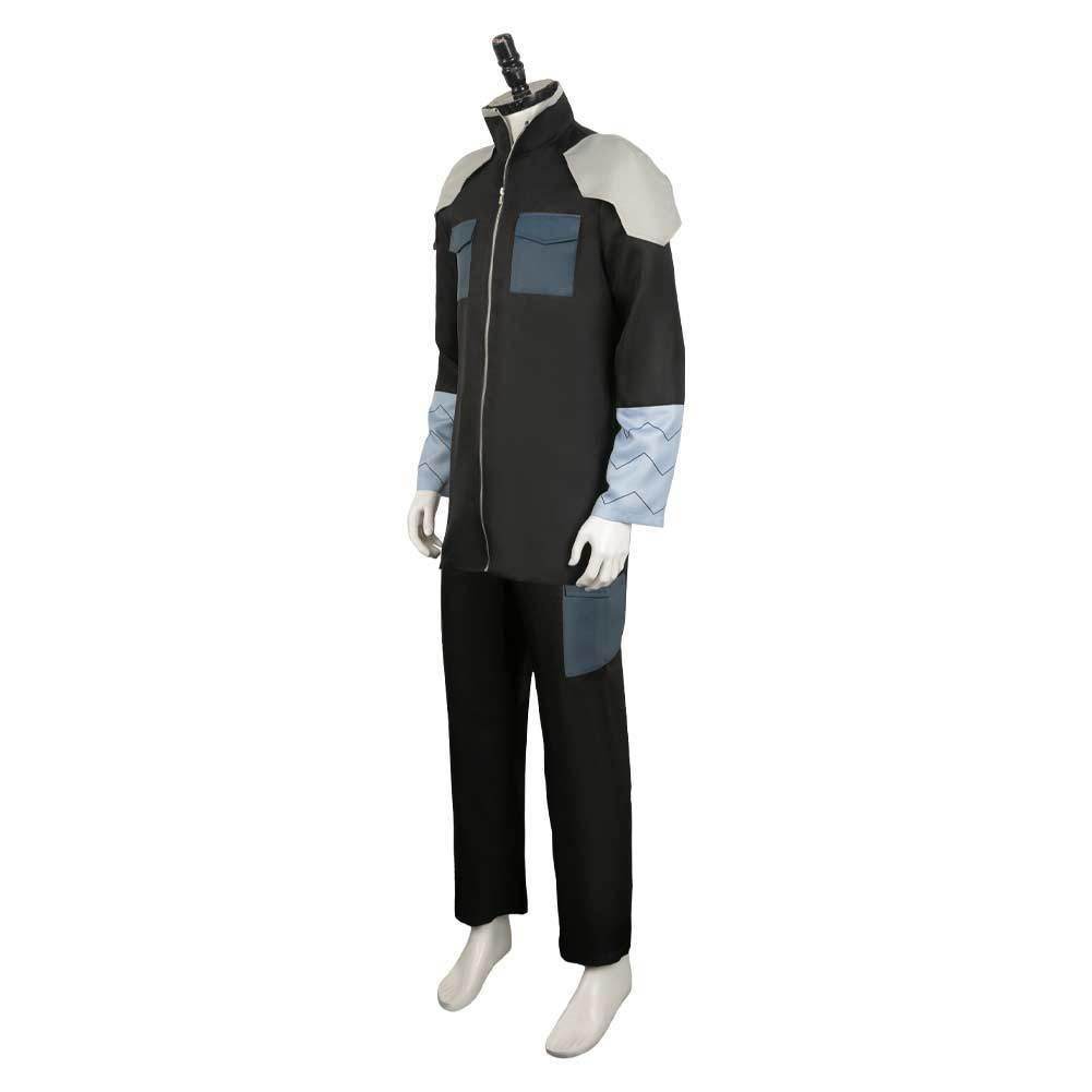 Kaiju No. 8 Soshiro Hoshina Black Team Uniform Cosplay Costume Male Role Play Outfit - Ecosfun