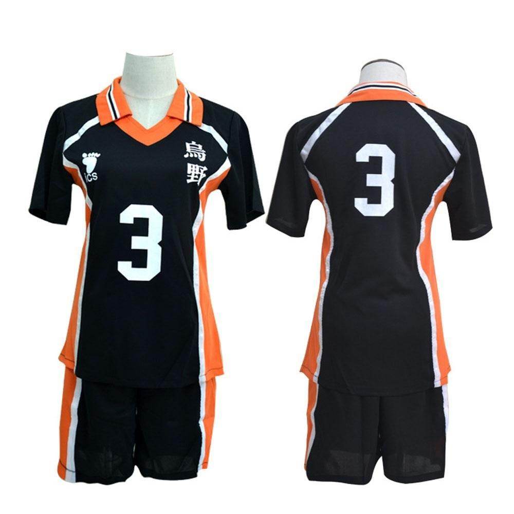 Karasuno Uniforms Anime Haikyu!! Cosplay Costumes Carnival Party Full Set - Ecosfun