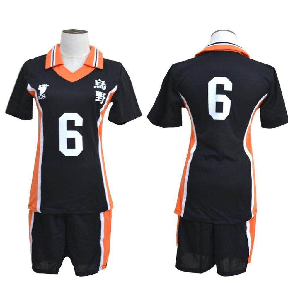 Karasuno Uniforms Anime Haikyu!! Cosplay Costumes Carnival Party Full Set - Ecosfun