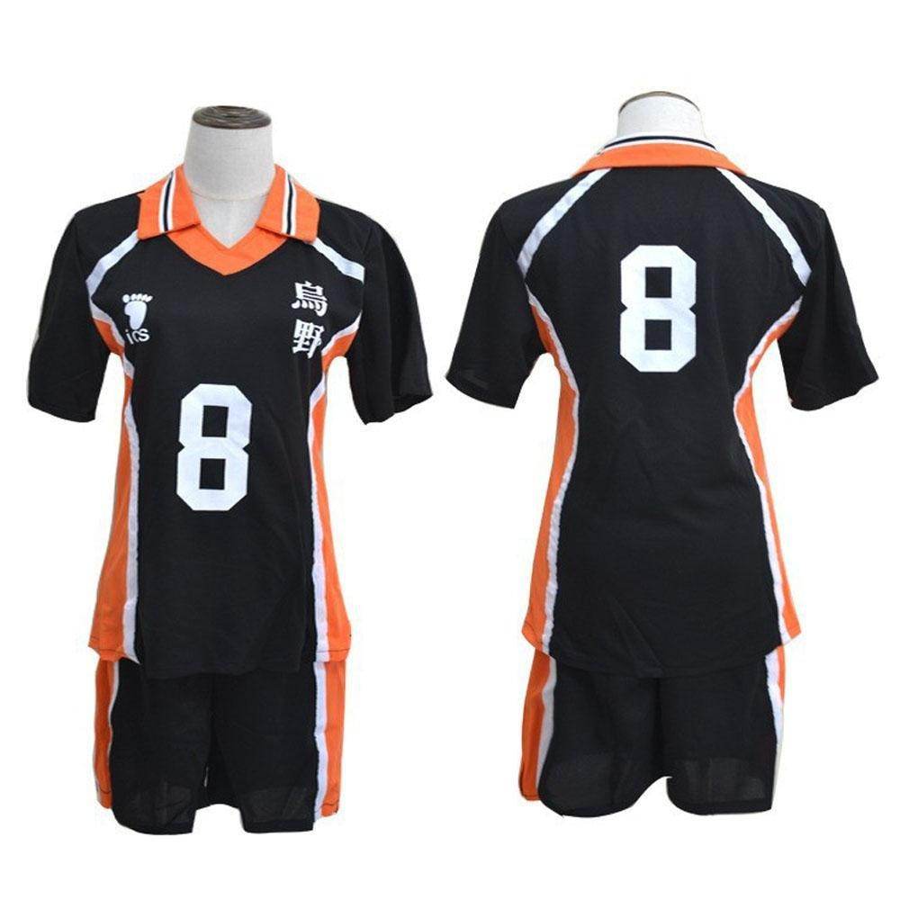 Karasuno Uniforms Anime Haikyu!! Cosplay Costumes Carnival Party Full Set - Ecosfun