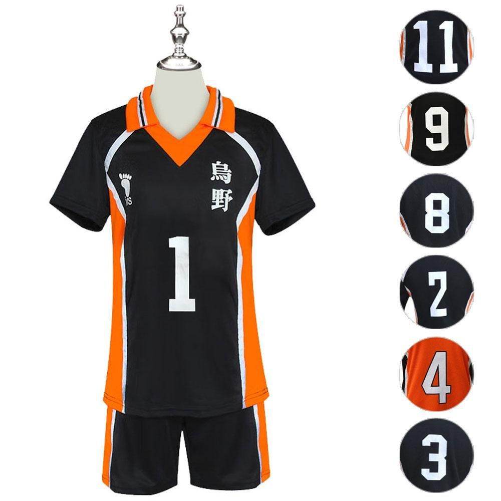 Karasuno Uniforms Anime Haikyu!! Cosplay Costumes Carnival Party Full Set - Ecosfun