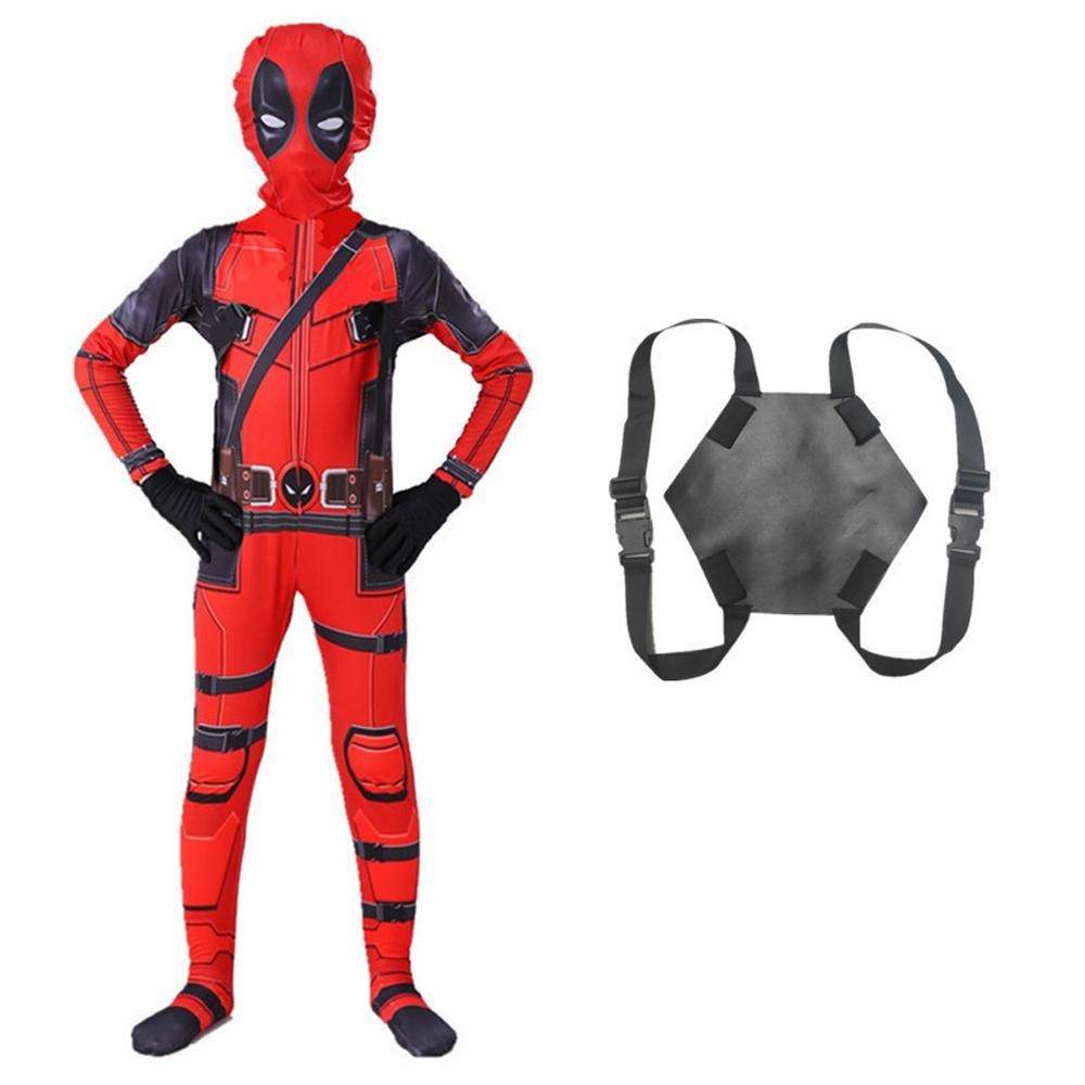 Kidpool Halloween Cosplay Costume Children Deadpool - Ecosfun